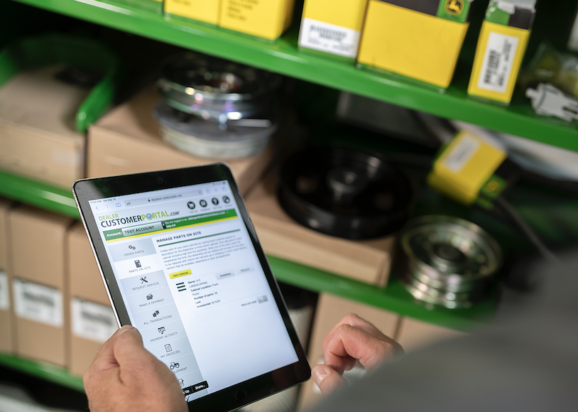 Carrico Customer Portal on iPad