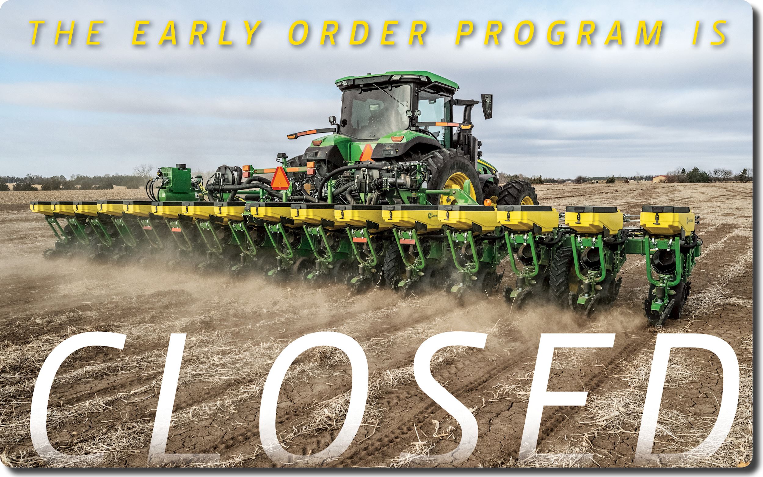 John Deere Financial Planter Early Order Program