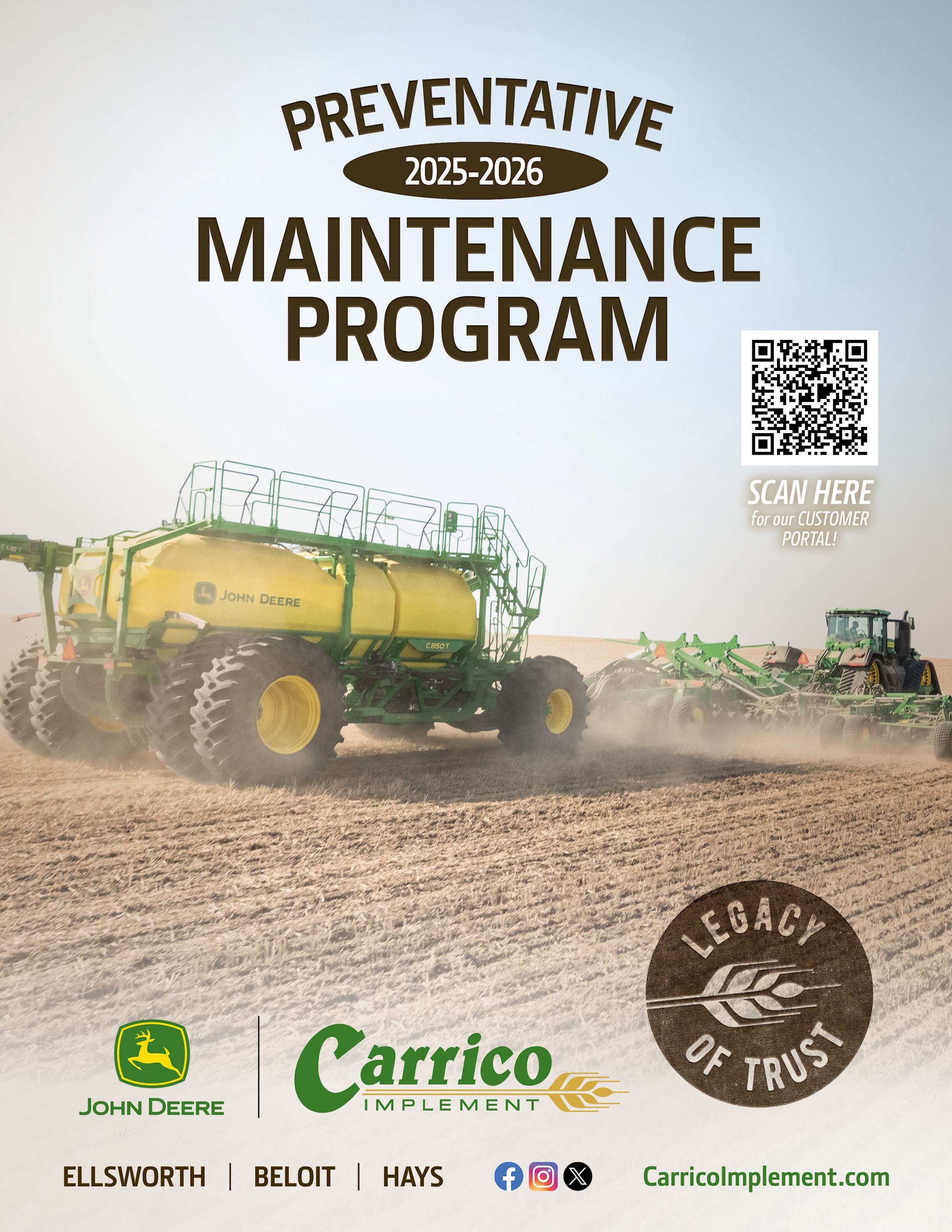Carrico Implement Preventative Maintenance Winter Inspection Program Brochure